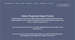 Desktop Screenshot of bukutamudigital.com